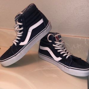 Vintage denim and plaid vans